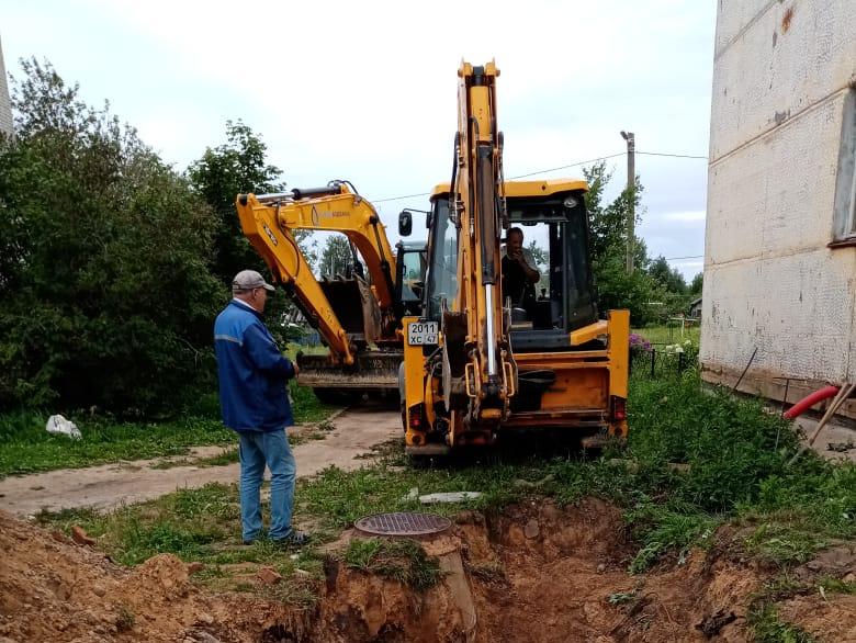В Волховском районе оперативно отремонтировали трубопровод