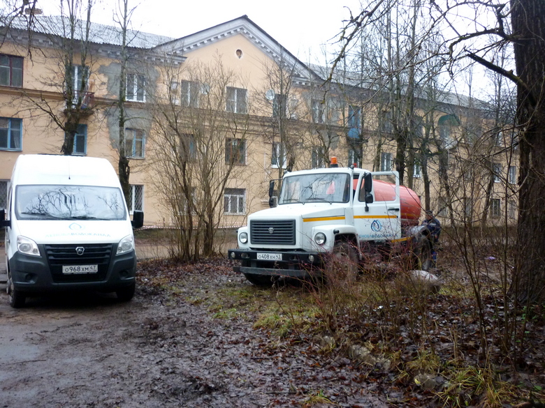 В Сланцах проведены аварийно-восстановительные работы