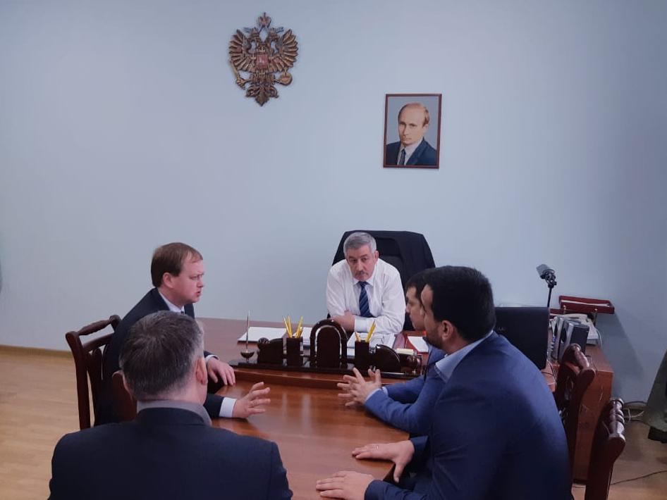 Сергей Морозов встретился с главой администрации Волосовского муниципального района Василием Рыжковым