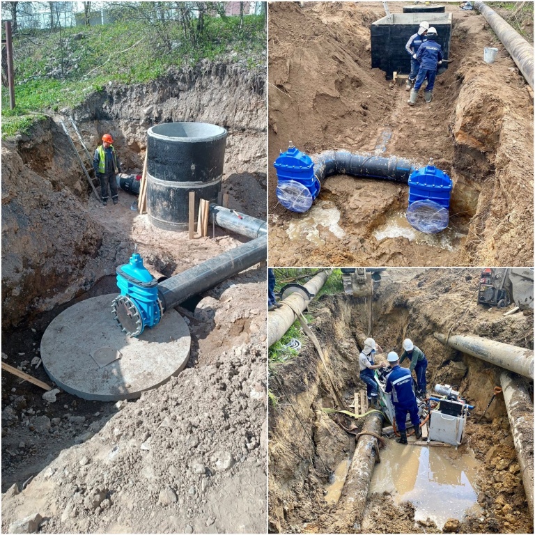 Капремонт канализации в Сланцах – работы полным ходом